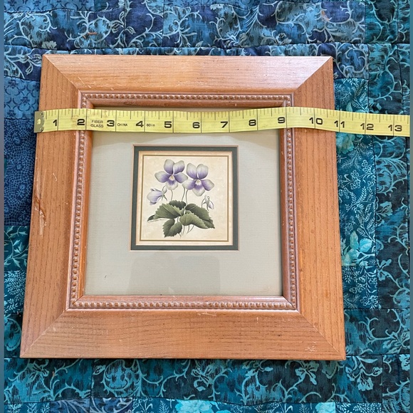 Violet Art Print Framed Square - Picture 4 of 4